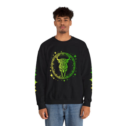 Tribal Circle Taurus Bull Sweatshirt