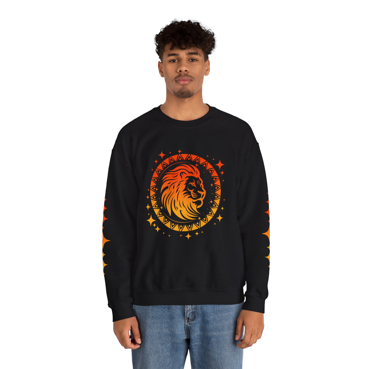 Tribal Circle Leo Lion Sweatshirt