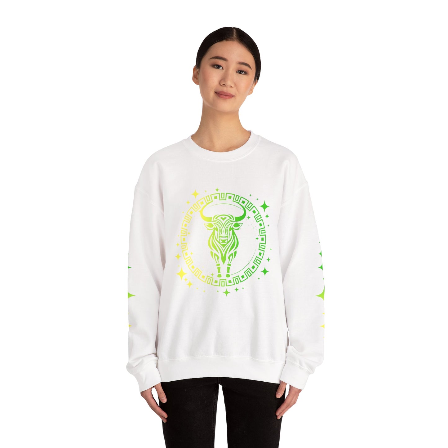 Tribal Circle Taurus Bull Sweatshirt