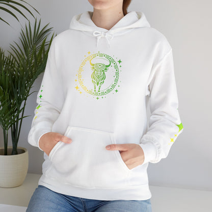 Tribal Circle Taurus Bull Heavy Blend™ Hoodie