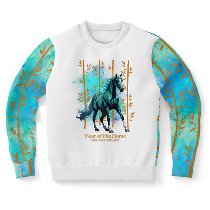 Azure Galaxy Horse Sweatshirt