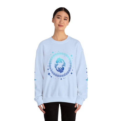 Tribal Circle Pisces Twin Fish Sweatshirt