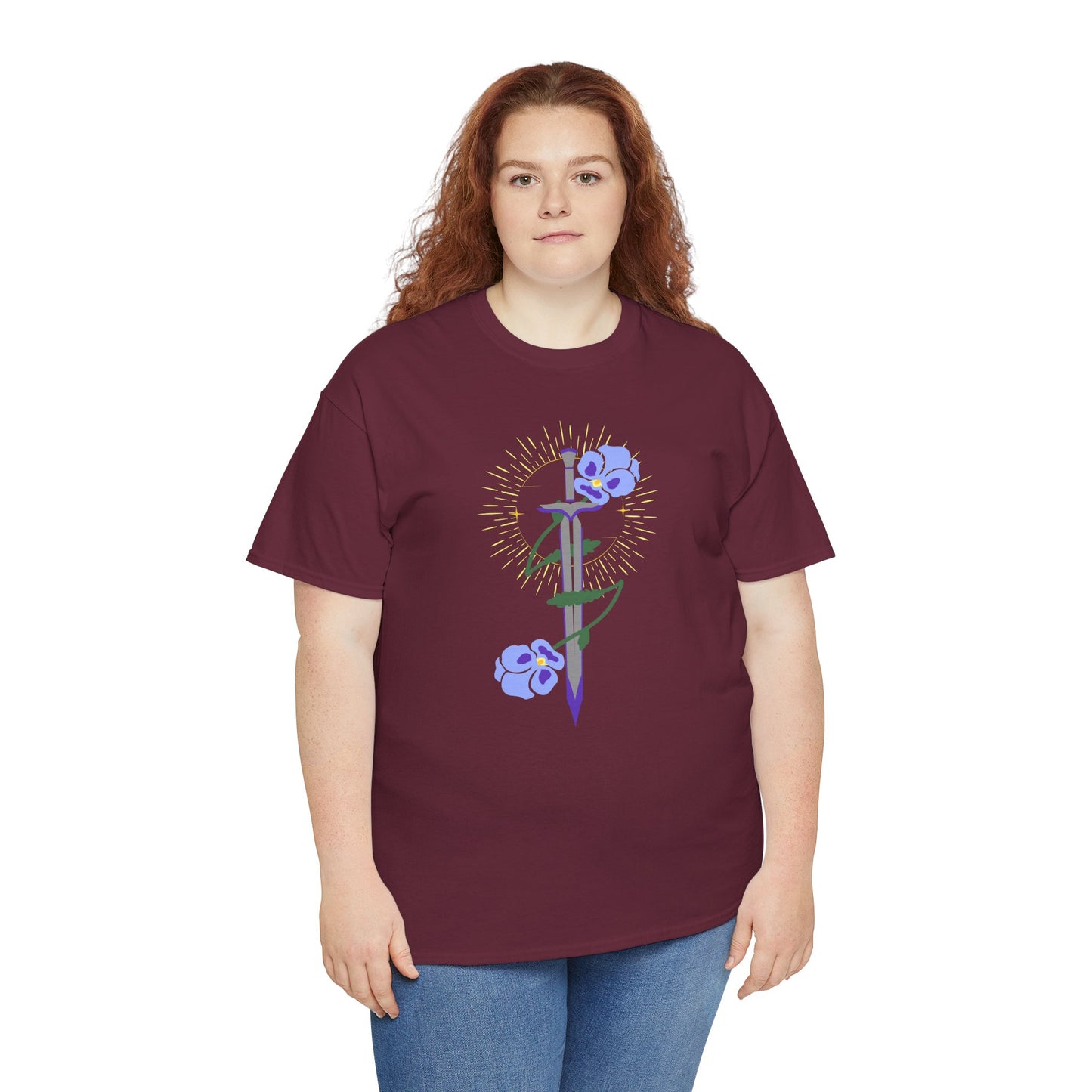 Violet Enchanted Sword tee