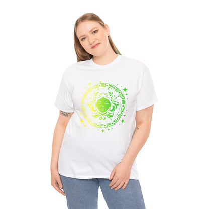 Tribal Circle Virgo Maiden Unisex Heavy Cotton Tee