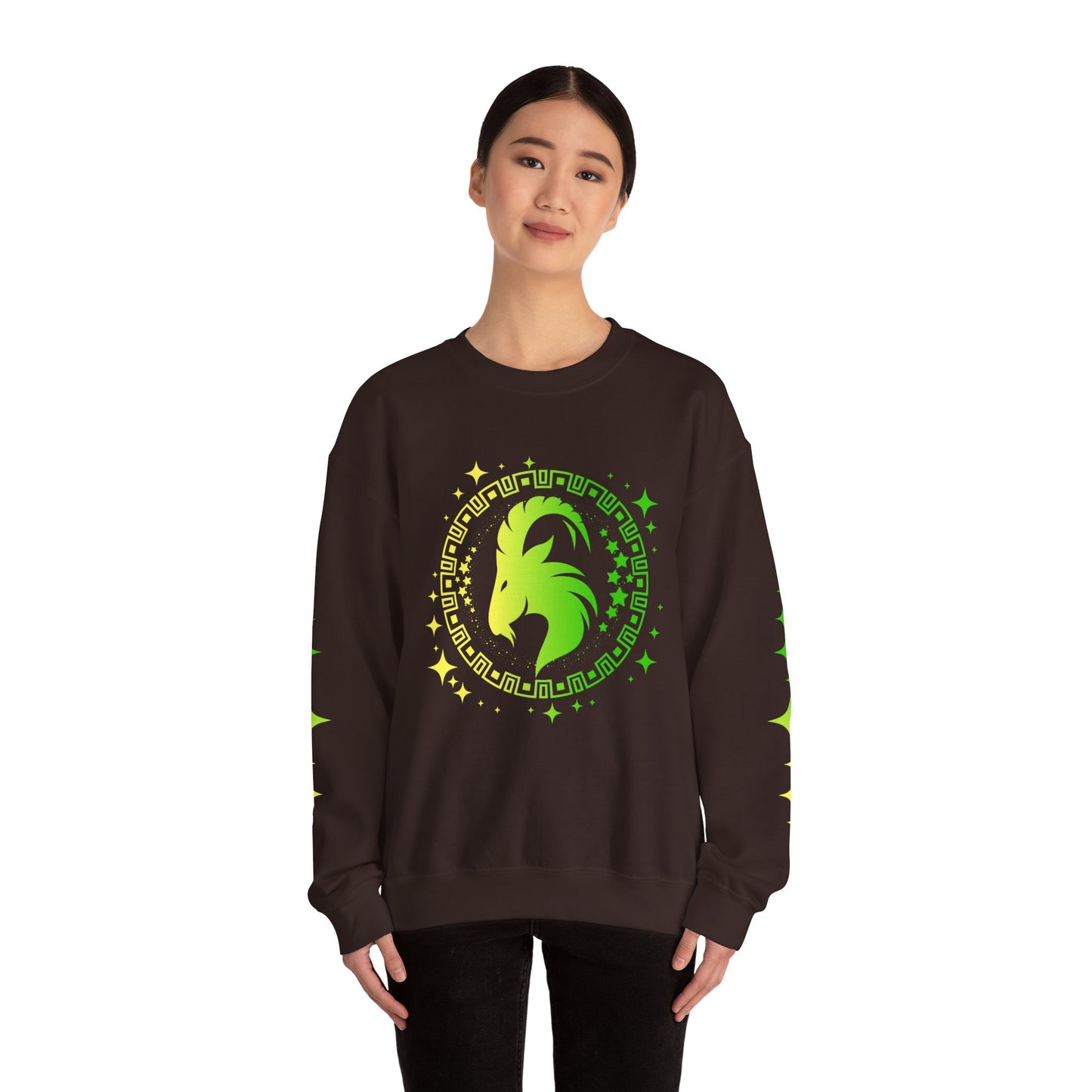 Tribal Circle Capricorn Goat Sweatshirt