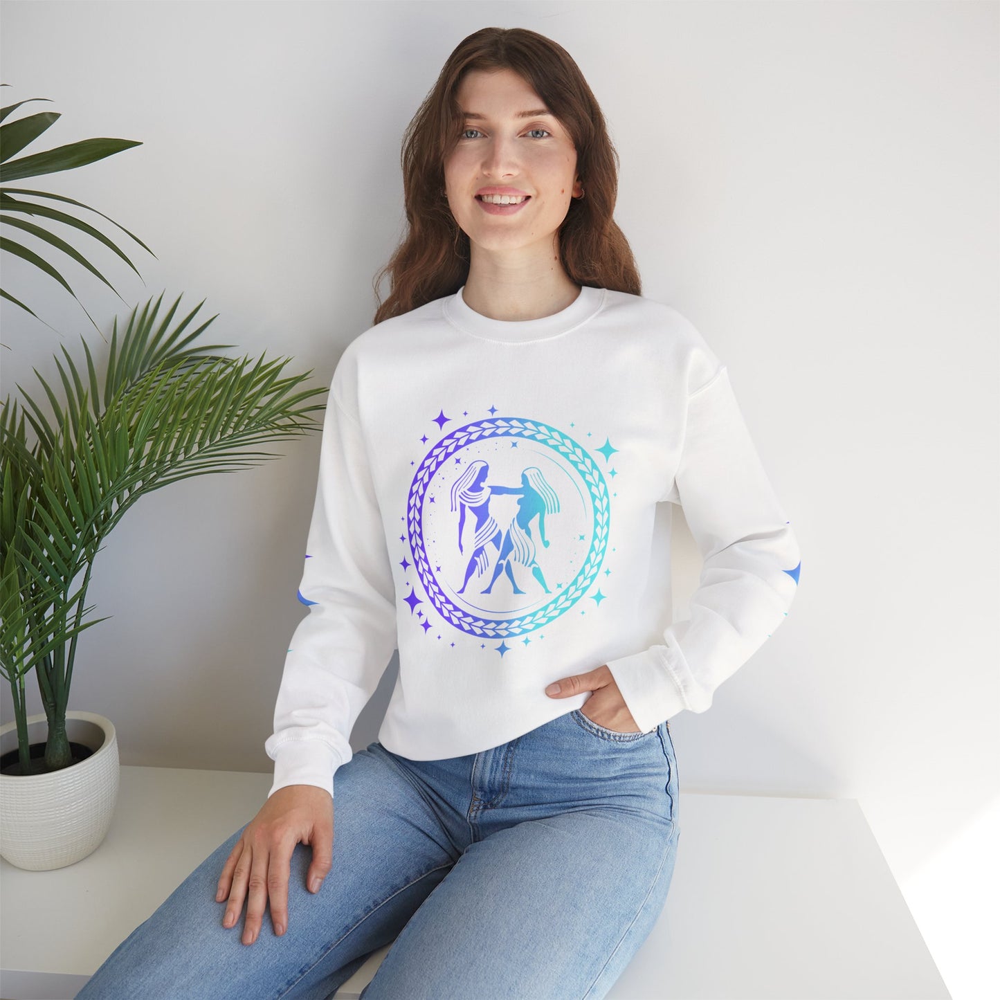 Tribal Circle Gemini Twins Sweatshirt