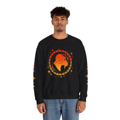 Tribal Circle Aries Ram Sweatshirt