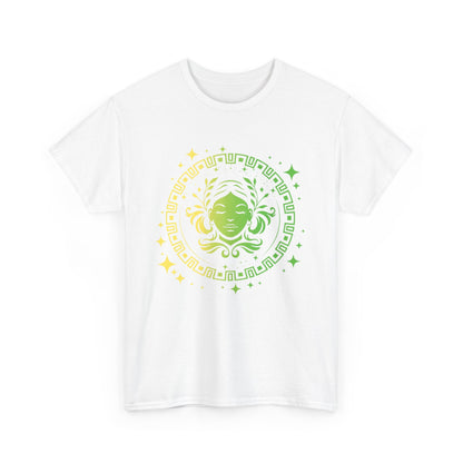 Tribal Circle Virgo Maiden Unisex Heavy Cotton Tee