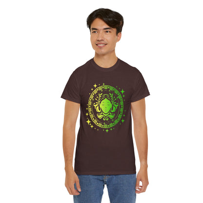 Tribal Circle Virgo Maiden Unisex Heavy Cotton Tee