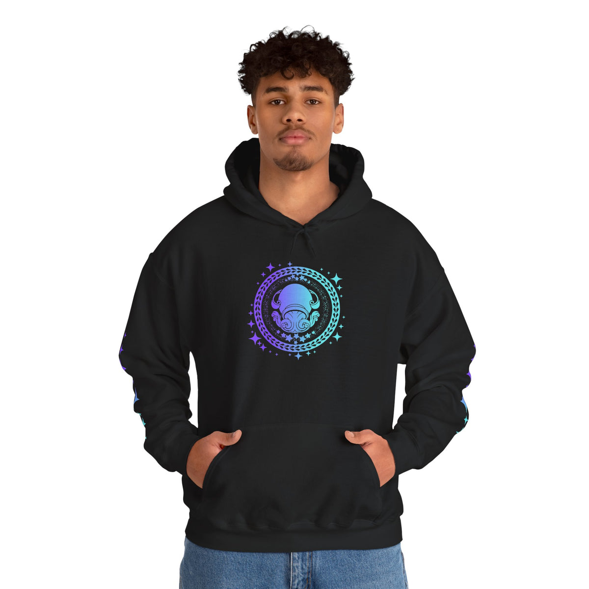 Tribal Circle Aquarius Water Bearer Unisex Heavy Blend™ Hoodie