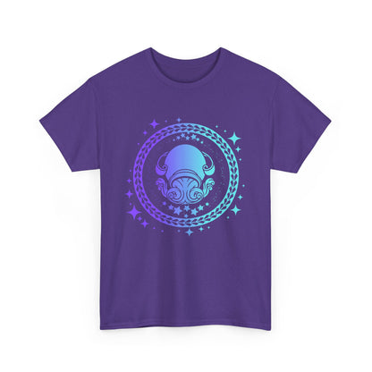 Tribal Circle Aquarius water bearer Unisex Heavy Cotton Tee