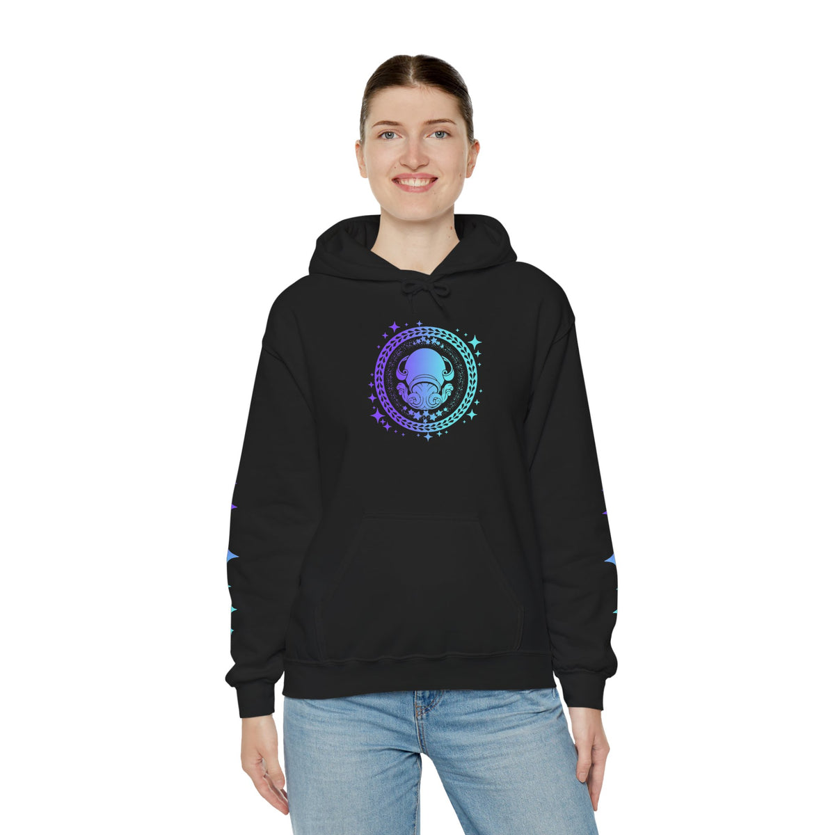 Tribal Circle Aquarius Water Bearer Unisex Heavy Blend™ Hoodie