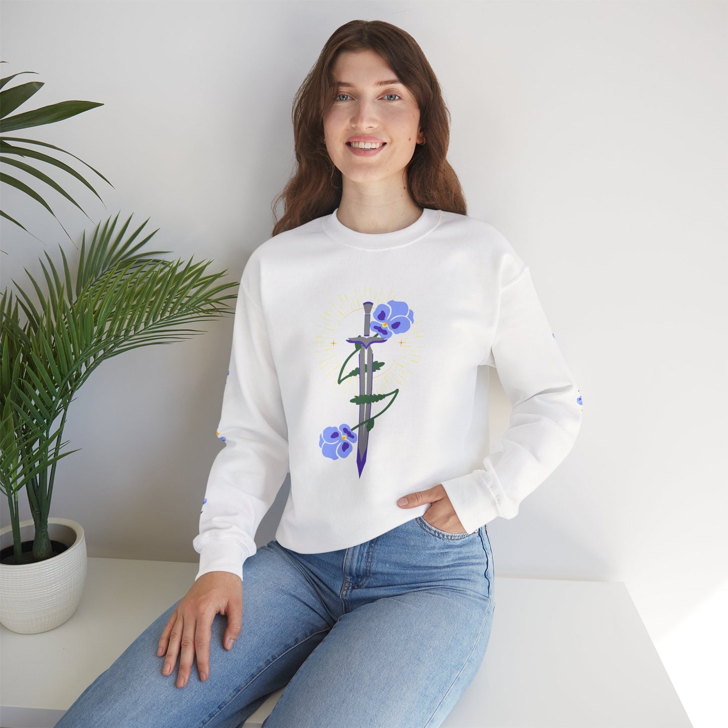 Violet Enchanted Sword Sweatshirt