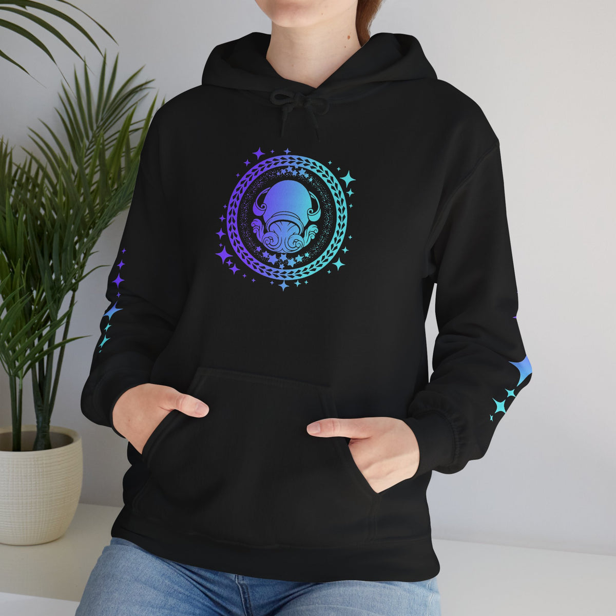 Tribal Circle Aquarius Water Bearer Unisex Heavy Blend™ Hoodie