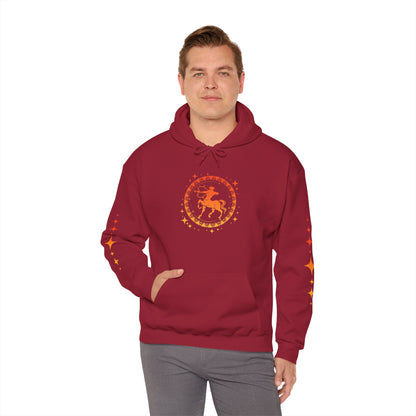 Tribal Circle Sagittarius Archer Heavy Blend™ Hoodie