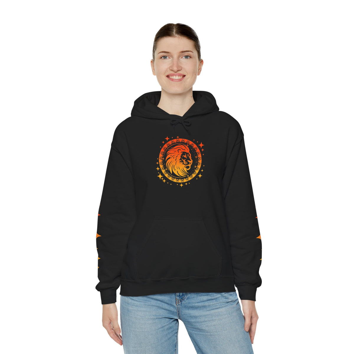 Tribal Circle Leo Lion Heavy Blend™ Hoodie