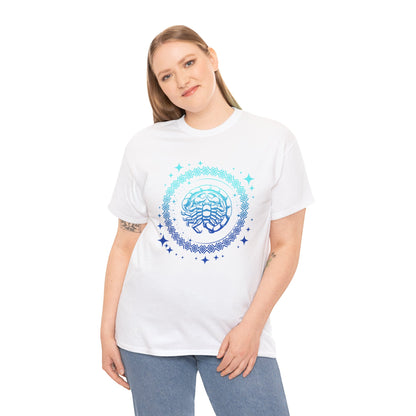 Tribal Circle Scorpio Scorpion Unisex Heavy Cotton Tee