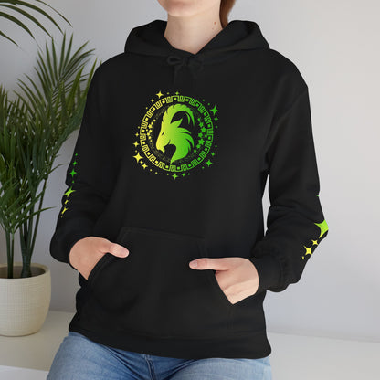 Tribal Circle Capricorn Goat Heavy Blend™ Hoodie