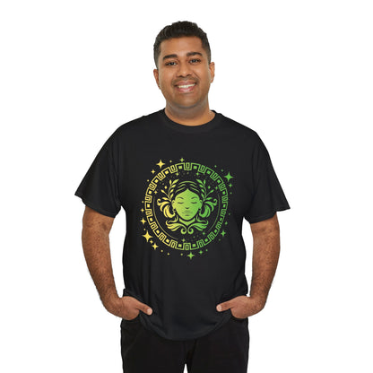 Tribal Circle Virgo Maiden Unisex Heavy Cotton Tee