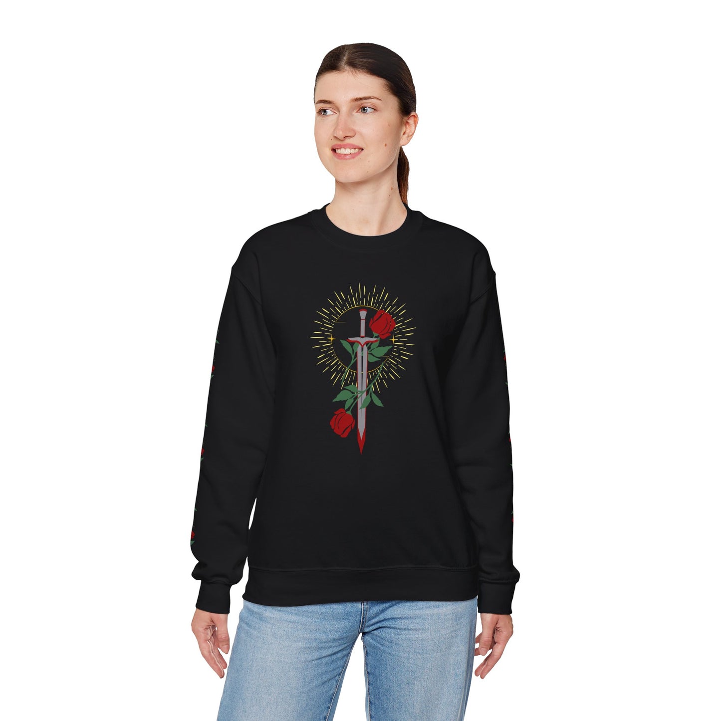Rose Enchanted Sword Sweatshirt