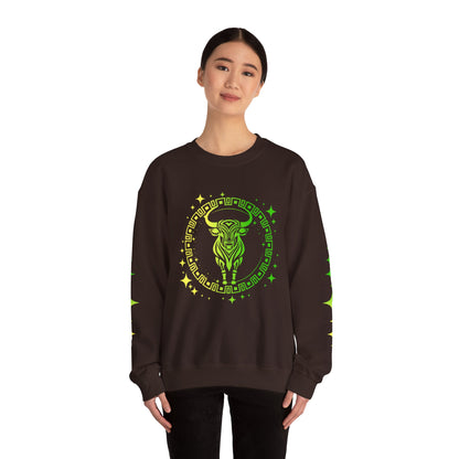 Tribal Circle Taurus Bull Sweatshirt