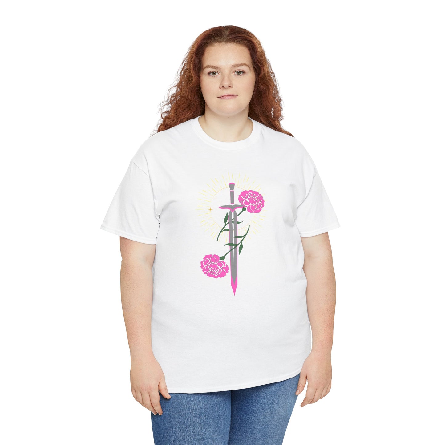 Carnation Enchanted Sword tee