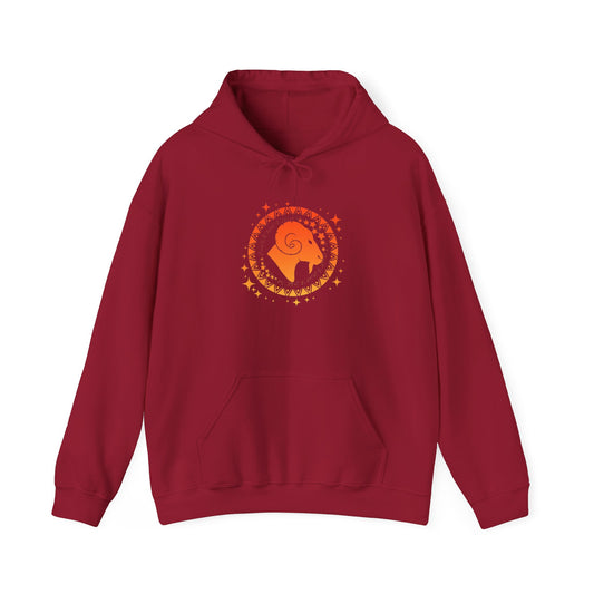 Tribal Circle Aries Ram Heavy Blend™ Hoodie