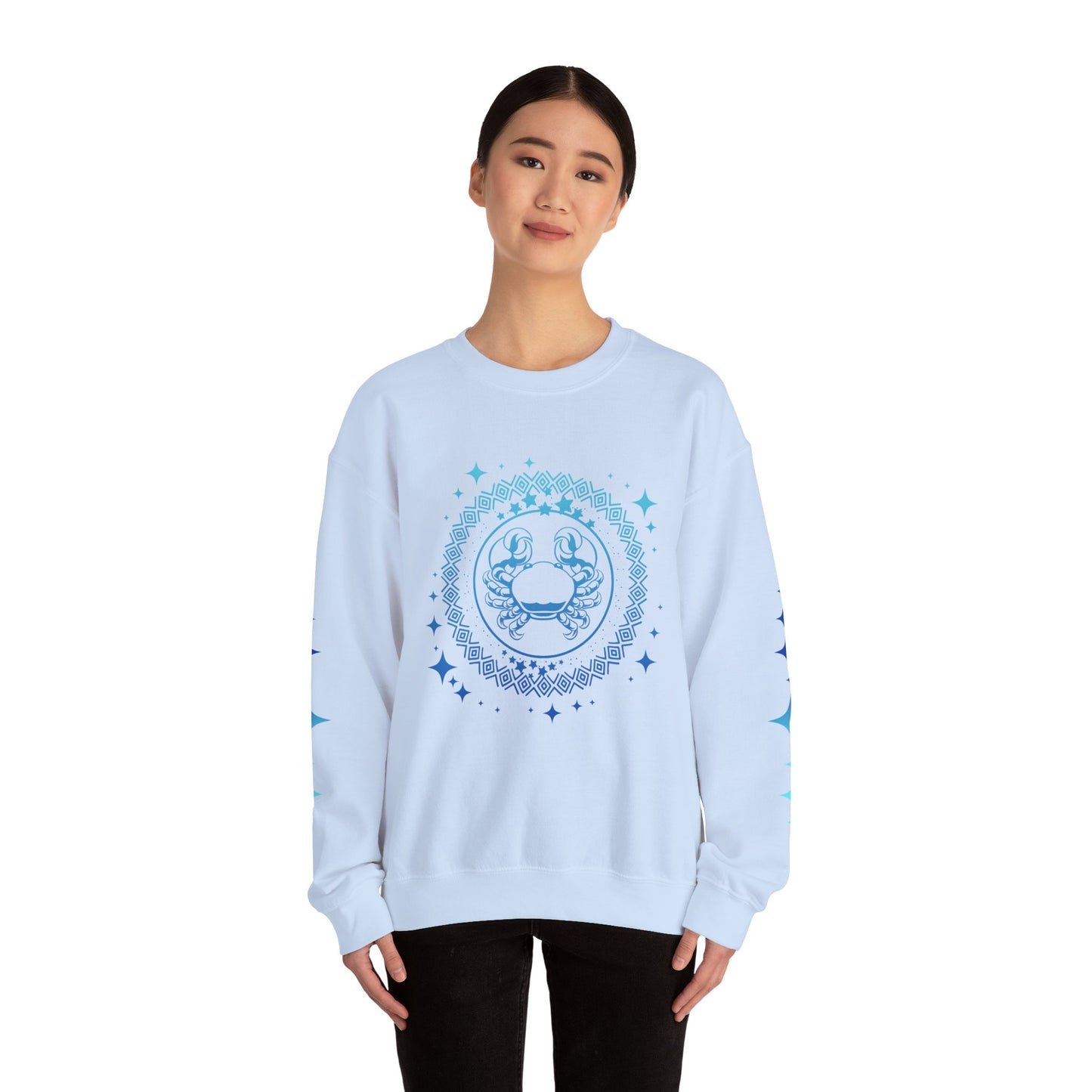 Tribal Circle Cancer Crab Sweatshirt