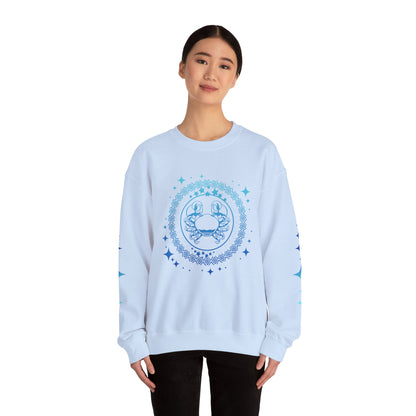Tribal Circle Cancer Crab Sweatshirt