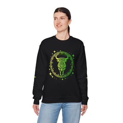 Tribal Circle Taurus Bull Sweatshirt