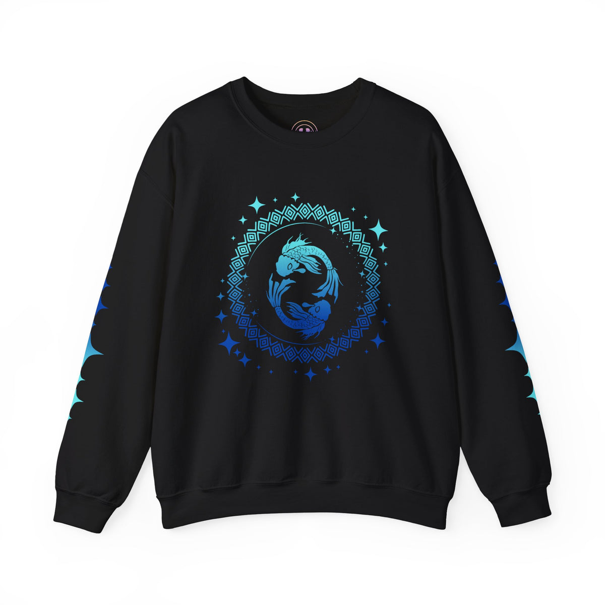 Tribal Circle Pisces Twin Fish Sweatshirt