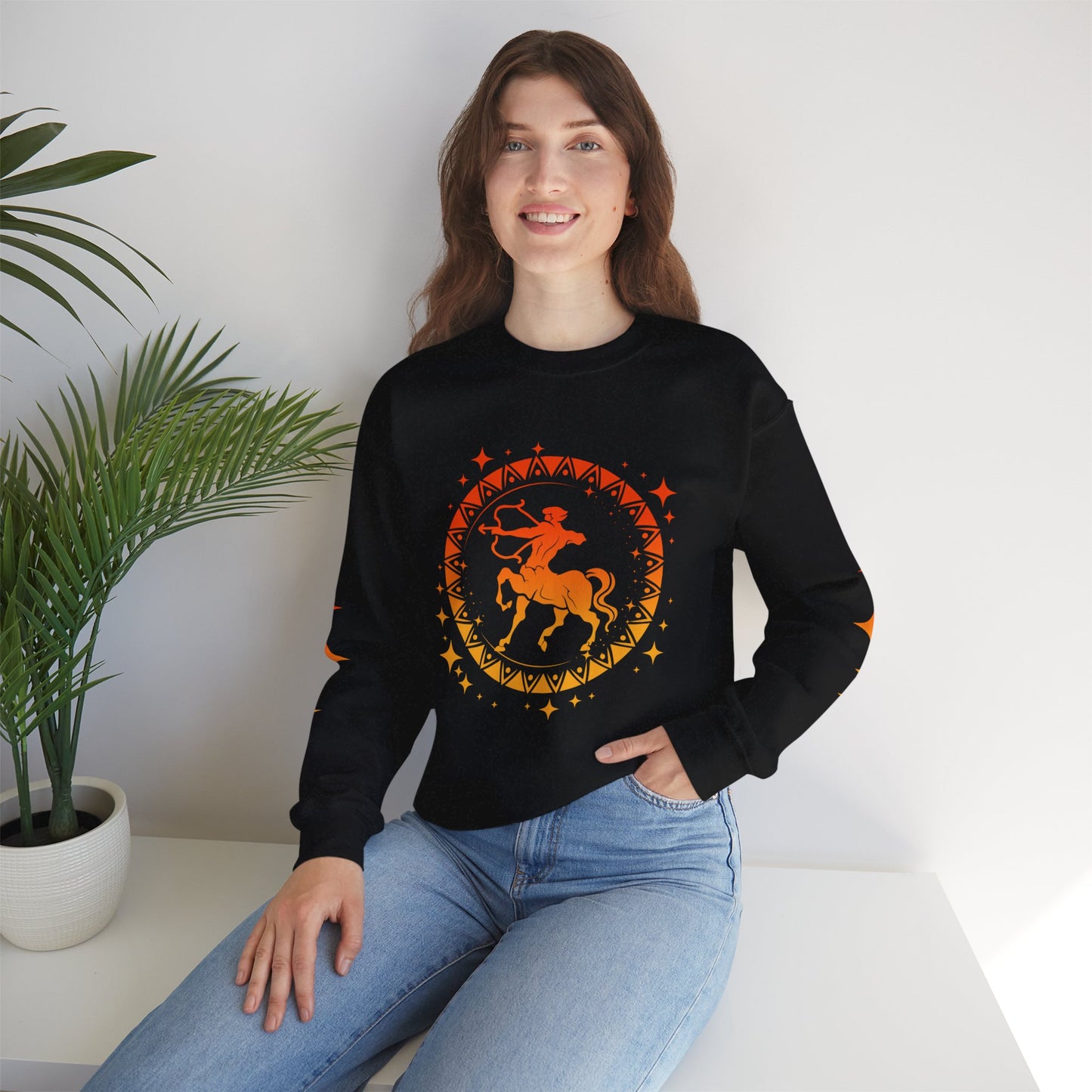 Tribal Circle Sagittarius Archer Sweatshirt