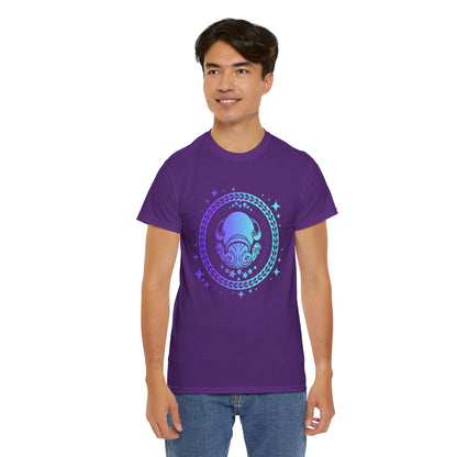 Tribal Circle Aquarius water bearer Unisex Heavy Cotton Tee
