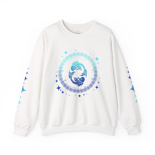 Tribal Circle Pisces Twin Fish Sweatshirt