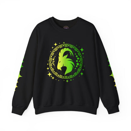 Tribal Circle Capricorn Goat Sweatshirt