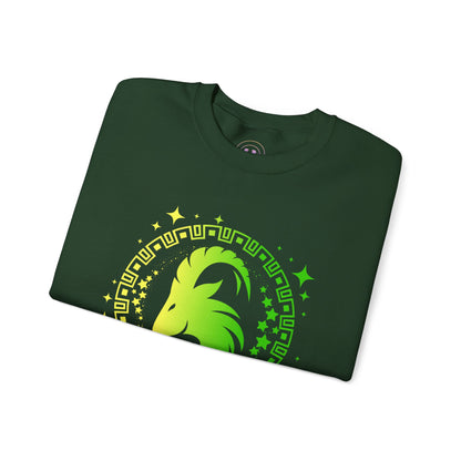 Tribal Circle Capricorn Goat Sweatshirt