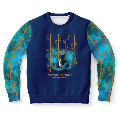 Azure Galaxy Snake Sweatshirt