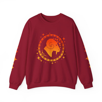 Tribal Circle Aries Ram Sweatshirt