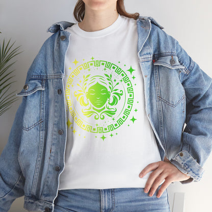 Tribal Circle Virgo Maiden Unisex Heavy Cotton Tee