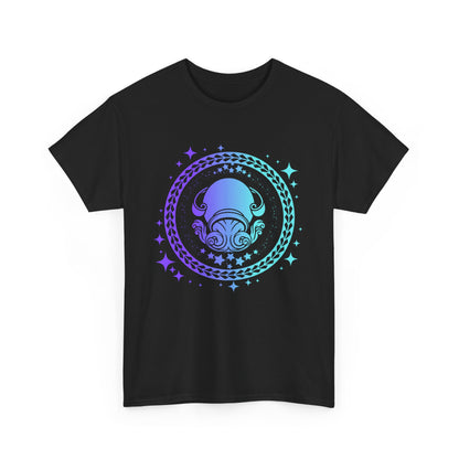 Tribal Circle Aquarius water bearer Unisex Heavy Cotton Tee
