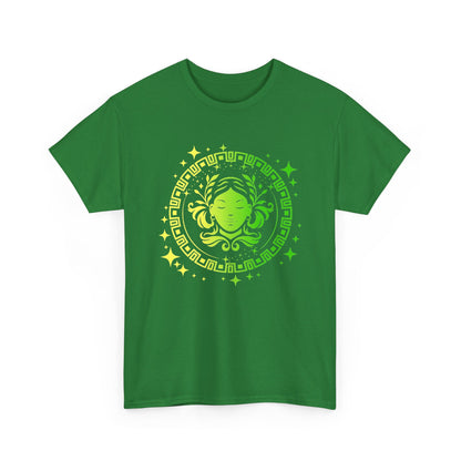 Tribal Circle Virgo Maiden Unisex Heavy Cotton Tee