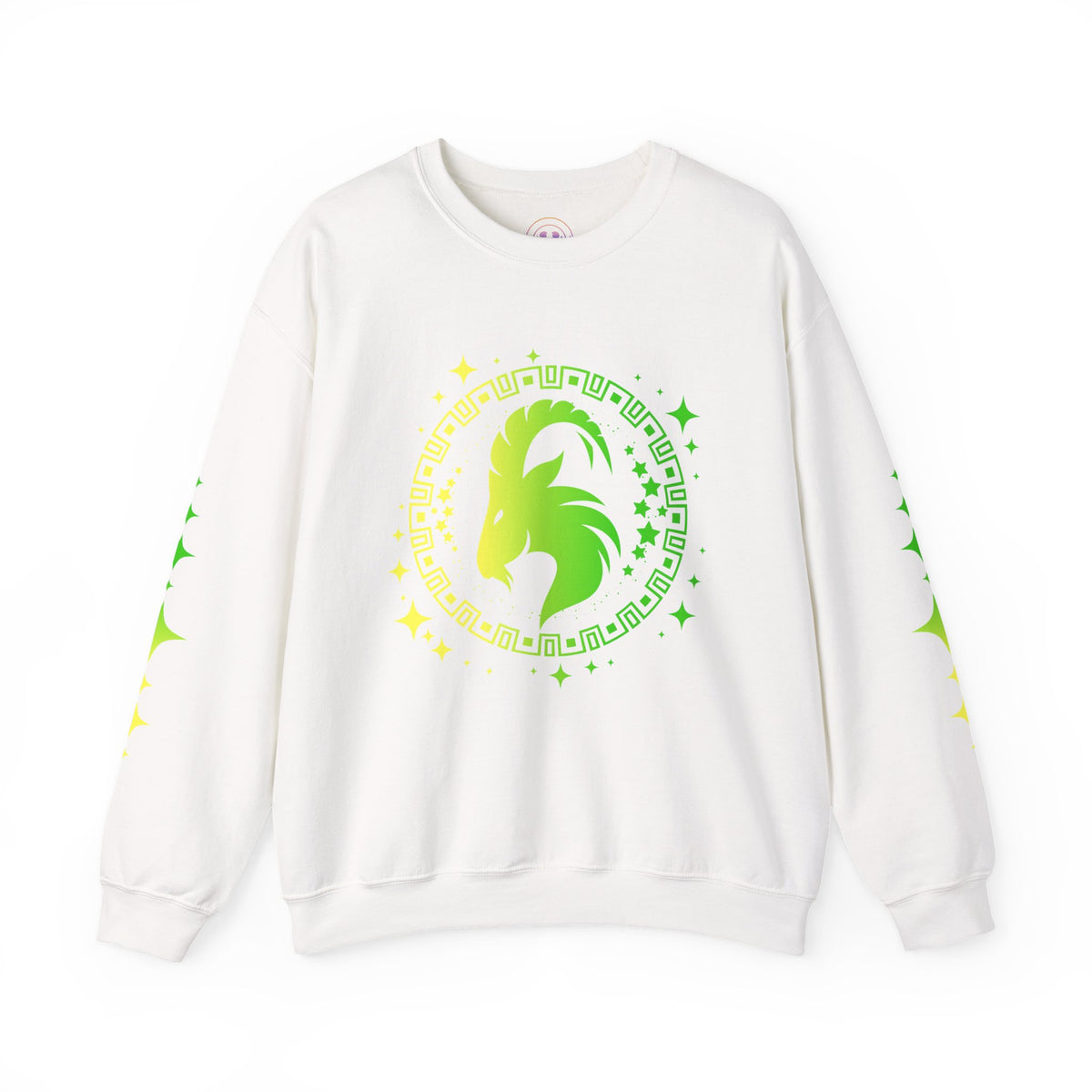 Tribal Circle Capricorn Goat Sweatshirt