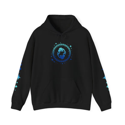 Tribal Circle Pisces Twin Fish Unisex Heavy Blend™ Hoodie