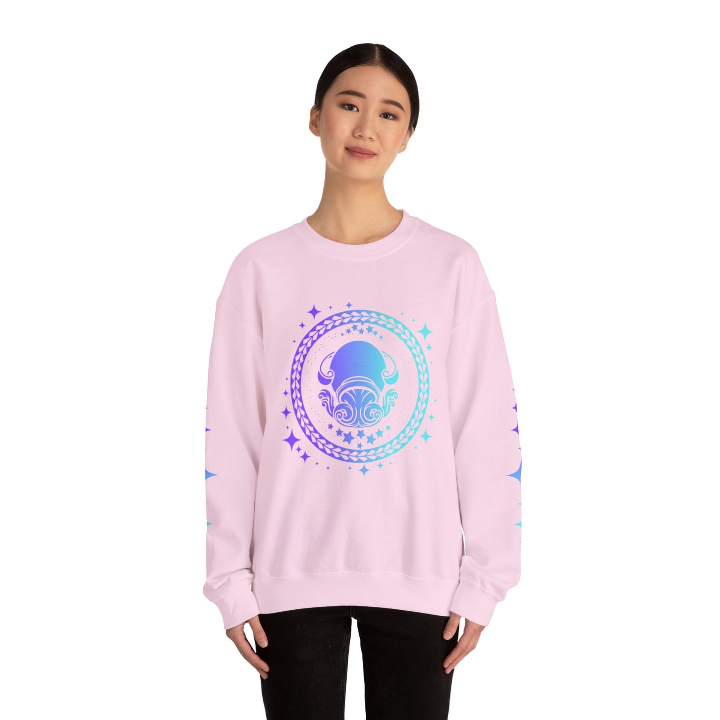 Tribal Circle Aquarius Water Bearer Sweatshirt