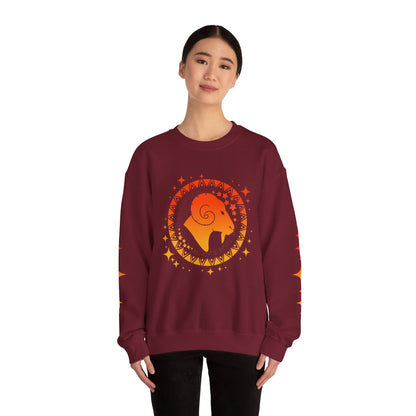 Tribal Circle Aries Ram Sweatshirt