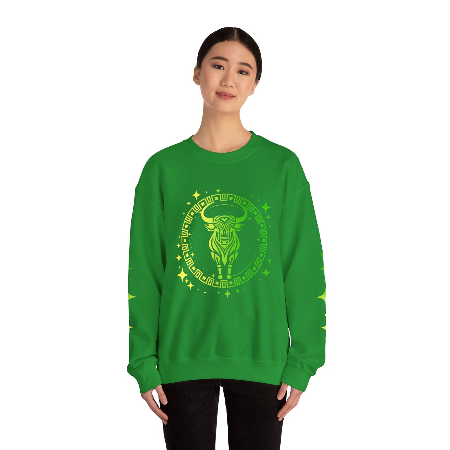 Tribal Circle Taurus Bull Sweatshirt