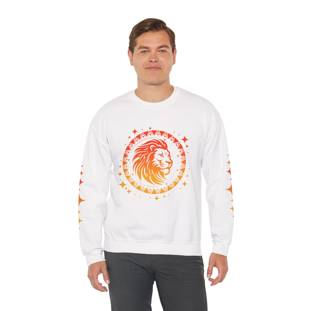 Tribal Circle Leo Lion Sweatshirt