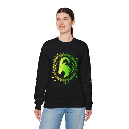 Tribal Circle Capricorn Goat Sweatshirt