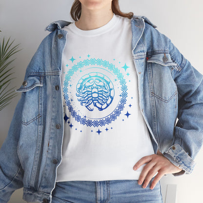 Tribal Circle Scorpio Scorpion Unisex Heavy Cotton Tee