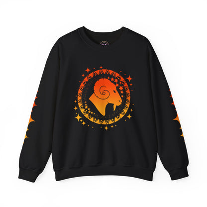 Tribal Circle Aries Ram Sweatshirt